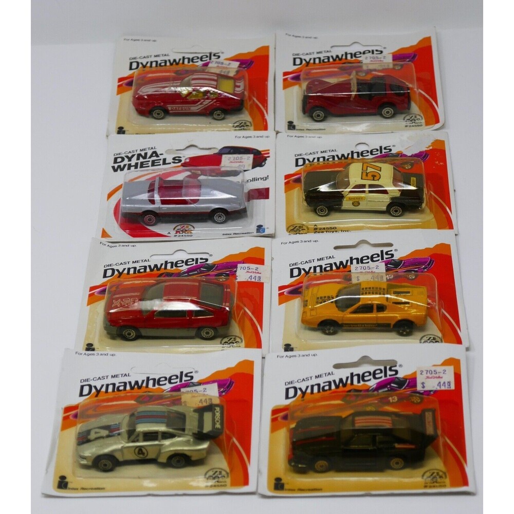 Zee Dyna-Wheels 1983 1986 Die Cast Metal 1:64 Scale Car Lot